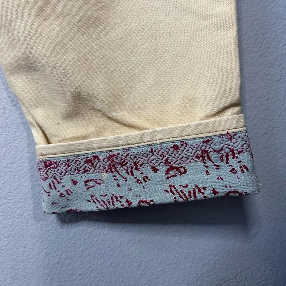 New Tricia Fix Exclusive Carhartt Reworked Pants 17” Waist Kantha Embroidered - Picture 6 of 11